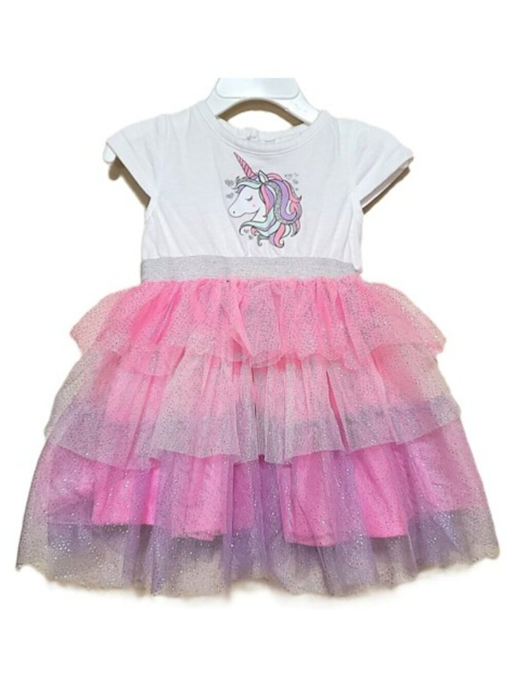 LITTLE LASS Baby Girl Unicorn Tutu Dress